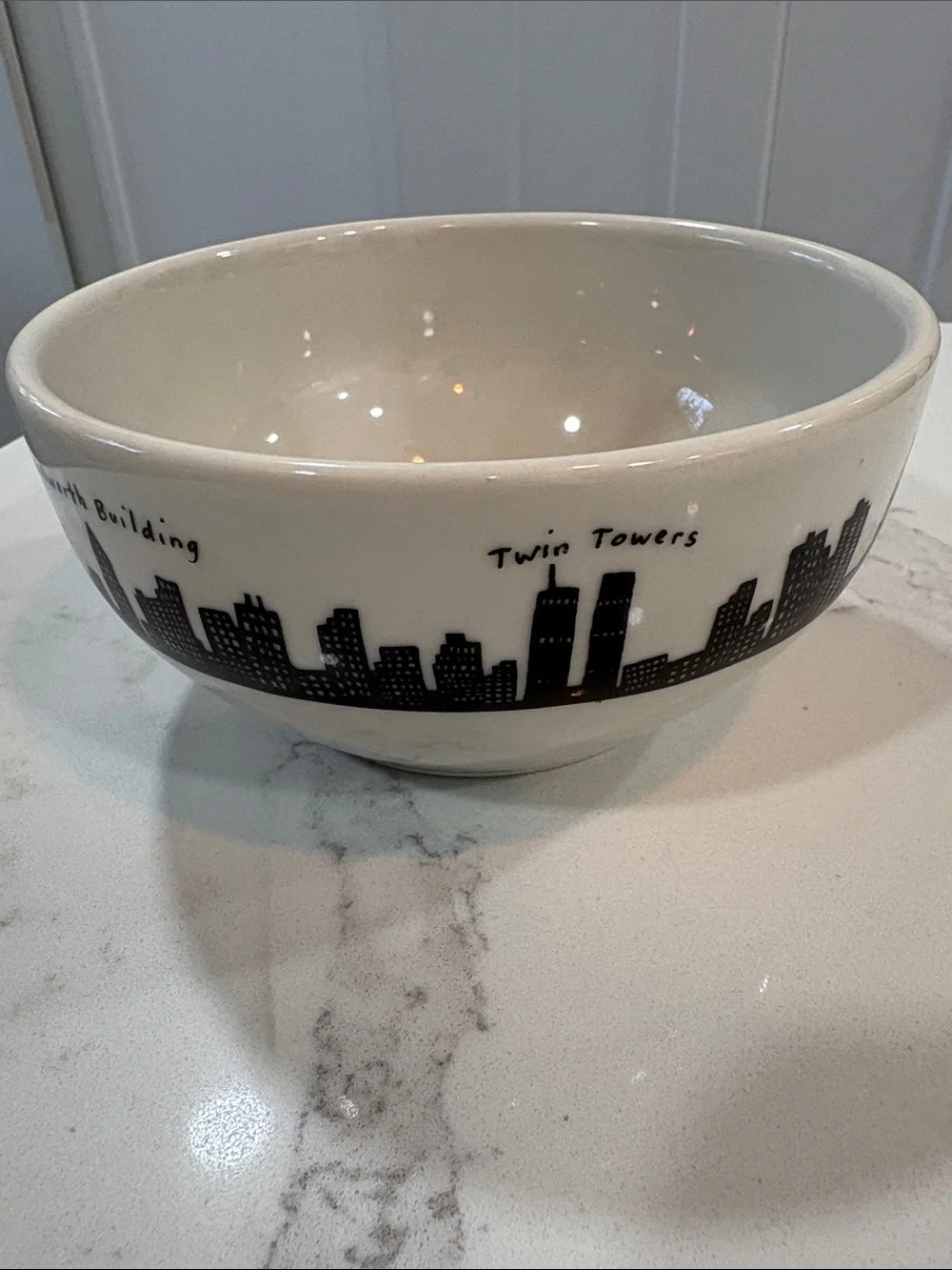 FISHS EDDY New York City Ceramic Skyline Bowl